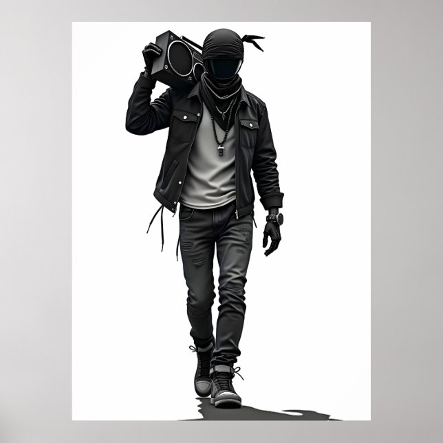 Boombox Poster (Vorne)