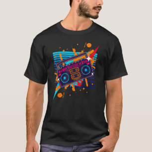 Boombox Radio Old School Hip Hop, Rap Kassette T-Shirt