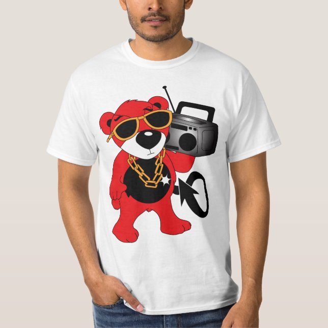 Boombox Teddy! T-Shirt (Vorderseite)