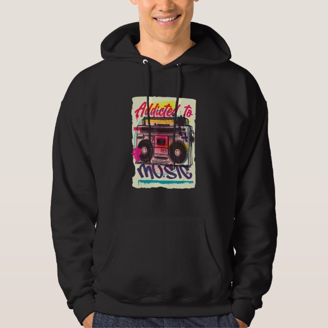 Boombox Urban Hoodie (Vorderseite)