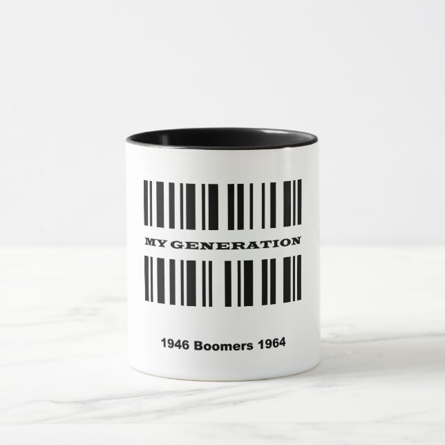 Boomer Bar Code Tasse (Zentrum)