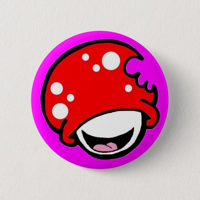 Boomer-Button - helles Rosa Button (Vorderseite)