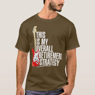 Boomer Guitar Player Electric Guitar Rock and Roll T-Shirt