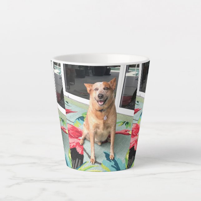 "Boomer"Latte-Tasse Milchtasse (Vorderseite)