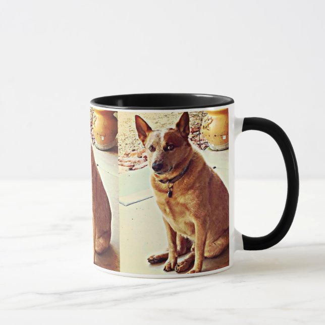 Boomer rote Heeler Kaffee-Tasse Tasse (Rechts)
