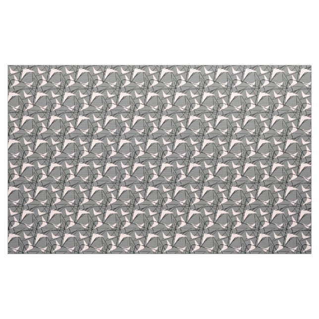 Boomerang Mitte des Jahrhunderts Stoff (Yard (91,4 cm))