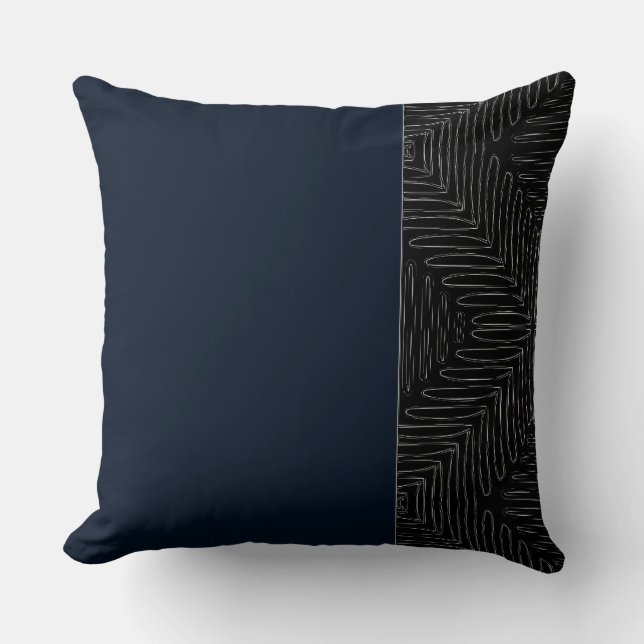 Boomerang Mudcloth Throw Kissen (Vorderseite)