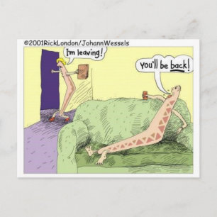 Boomerang Relagionships Funny Cartoon Geschenke & Postkarte