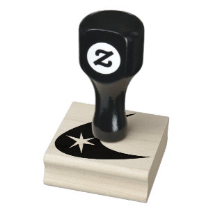 Boomerang & Star Gummistempel