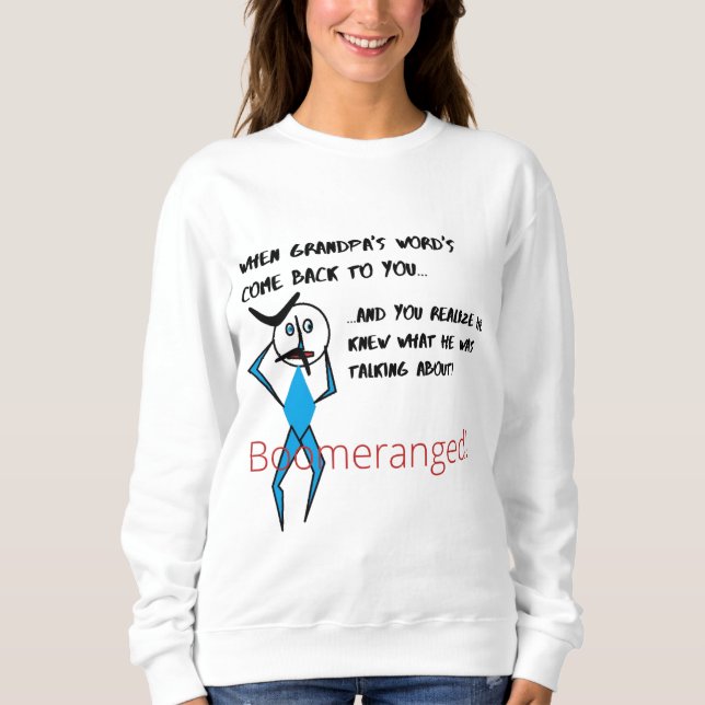 Boomeranged Women's Basic Sweatshirt (Vorderseite)