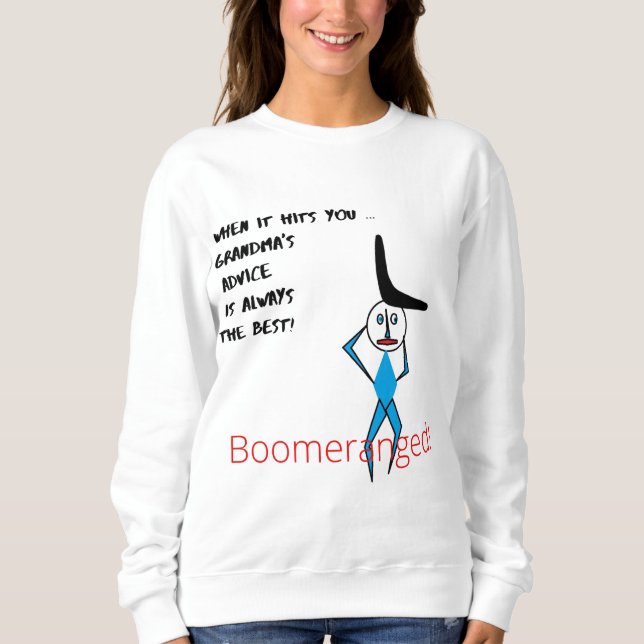 Boomeranged Women's Basic Sweatshirt (Vorderseite)
