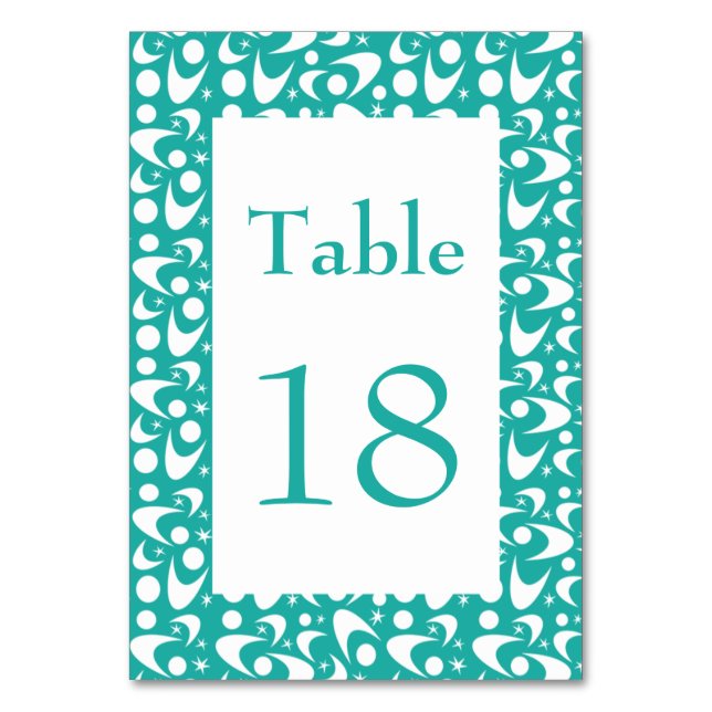 Boomerangs aus dem Mittelalter Tischnummer (Vorderseite)