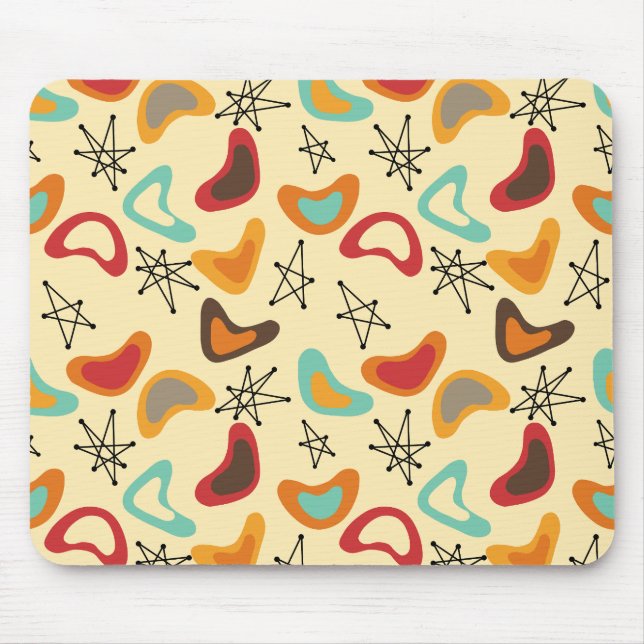 Boomerangs und Sterne Mousepad (Vorne)