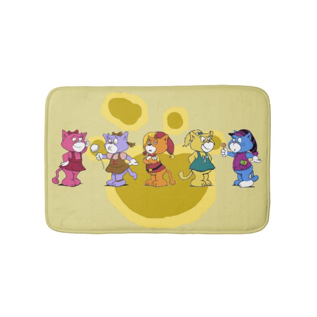 Boomi Cats Badematte (Vorderseite)
