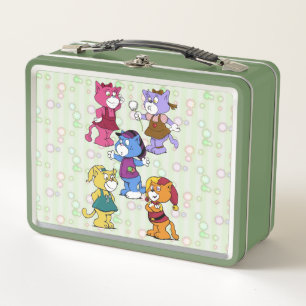 Boomi Cats Metal Lunch Box