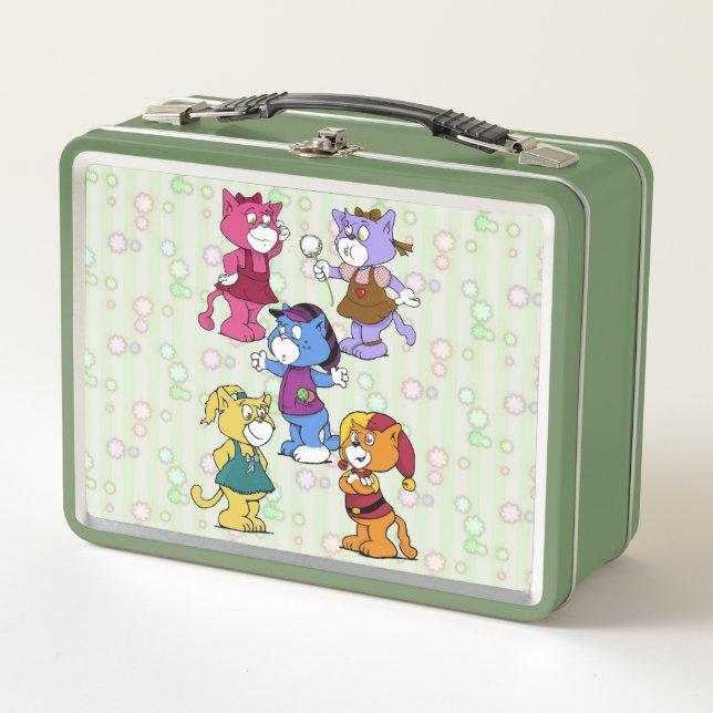 Boomi Cats Metal Lunch Box (Vorderseite)