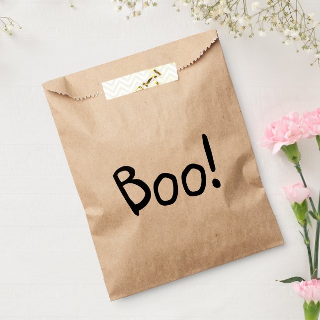 Boomlustige niedliche handgeschriebene Typografie  Geschenktütchen (Versiegelt)