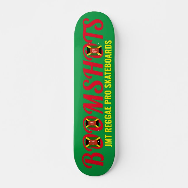 BOOMSHOTS JMT Skateboard, 7¾ Zoll Deck Skateboard (Vorne)