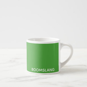 Boomslang grüne Farbe Espressotasse