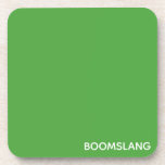 Boomslang grüne Farbe Getränkeuntersetzer<br><div class="desc">Boomslang grüne Farbe</div>