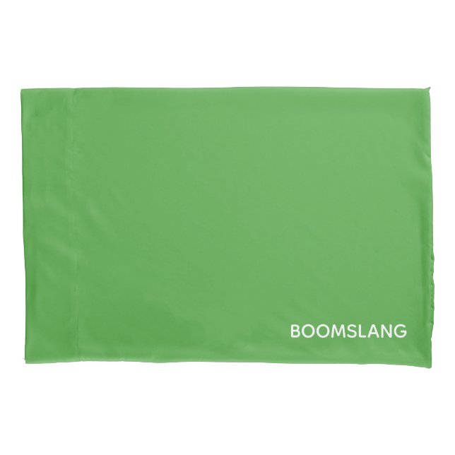 Boomslang grüne Farbe Kissenbezug (Vorderseite)