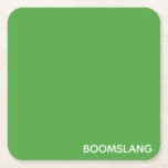 Boomslang grüne Farbe Rechteckiger Pappuntersetzer<br><div class="desc">Boomslang grüne Farbe</div>