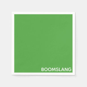 Boomslang grüne Farbe Serviette