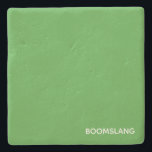 Boomslang grüne Farbe Steinuntersetzer<br><div class="desc">Boomslang grüne Farbe</div>