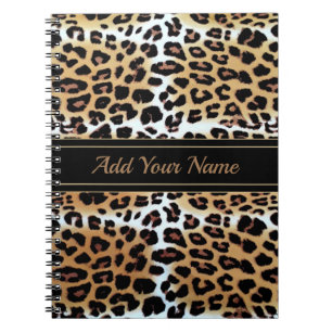 Boomy Elegant Stylish Leopard Print Individuelle N Notizblock