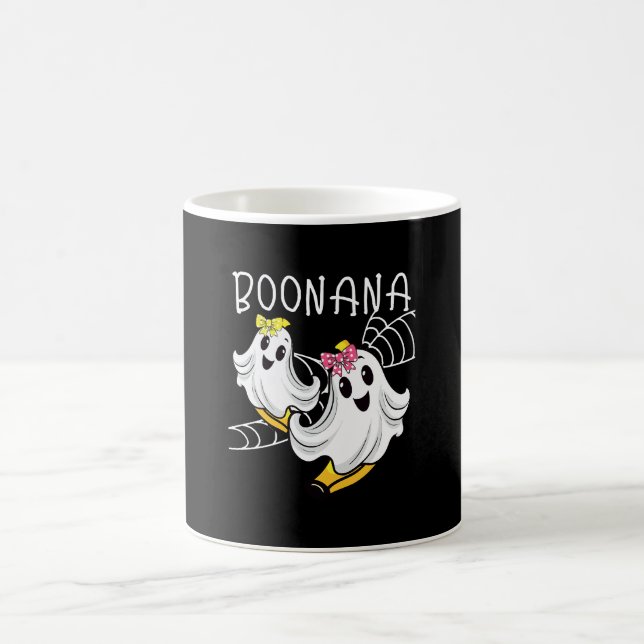 Boonana Niedlich Ghost Banana Halloween Kaffeetasse (Mittel)