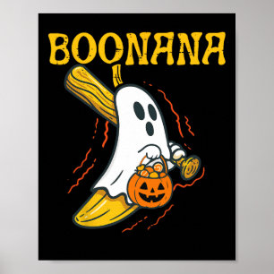 Boonana Niedlich Ghost Nana Halloween Kostüm Men W Poster