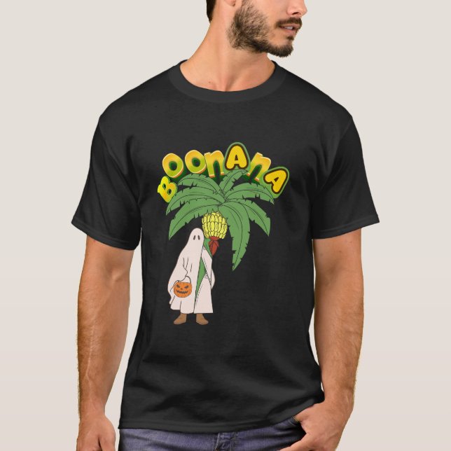 Boonana Spooky Banana Ghost Halloween Shirt (Vorderseite)