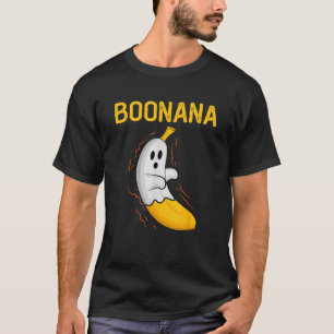Boonana Süßer Geist Banane Halloween Männer Frauen T-Shirt