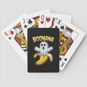 Boonana Süßer Geist Banane Halloween Spielkarten