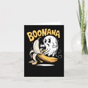 Boonana Überraschung Me Boo Halloween Funny Ghostf Karte