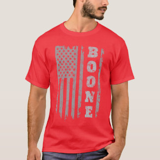 Boone Familienname Ich liebe Boone Personalisiert T-Shirt