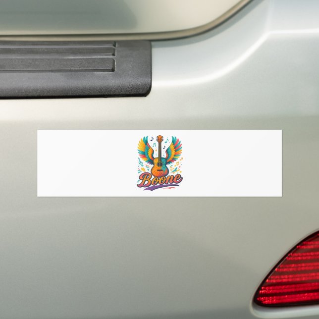 Boone Gitarre Autoaufkleber (Auf Auto)
