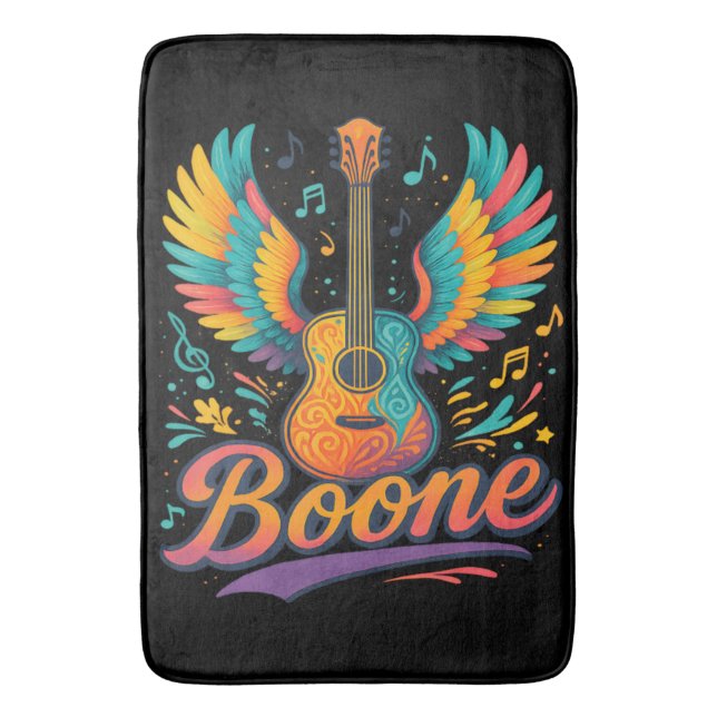 Boone Gitarre Badematte (Vorderseite Vertikal)