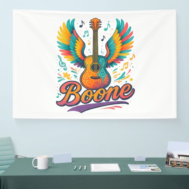 Boone Gitarre Banner (Messe)