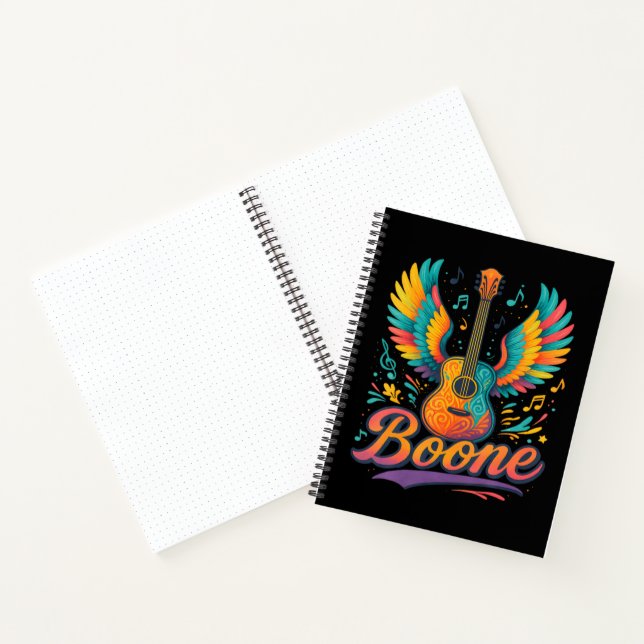 Boone Gitarre Notizbuch (Innenseite)