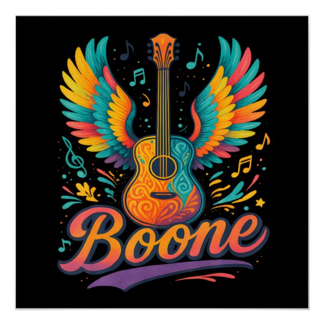 Boone Gitarre Poster (Vorderseite)