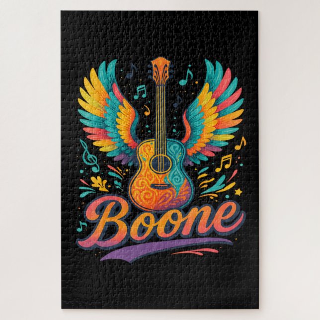 Boone Gitarre Puzzle (Vertikal)