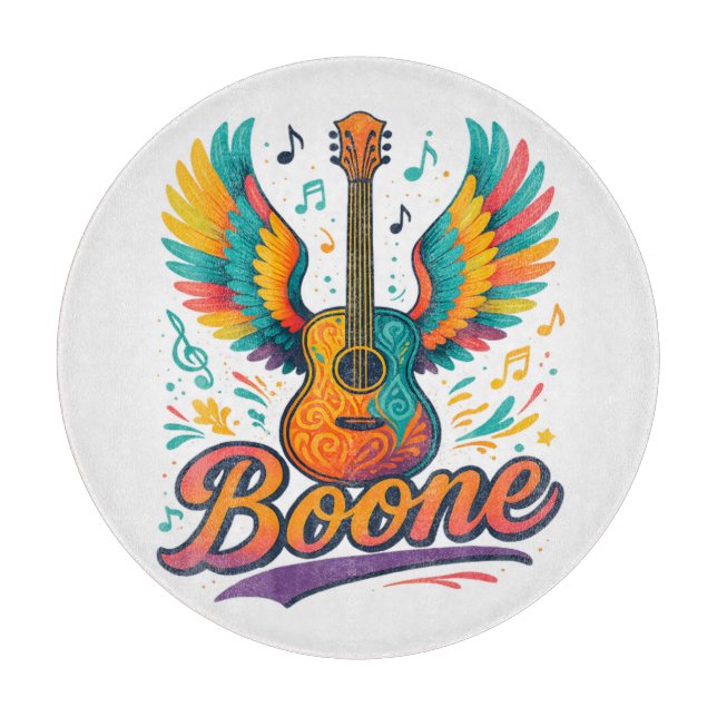 Boone Gitarre Schneidebrett (Vorderseite)