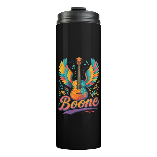 Boone Gitarre Thermosbecher (Vorderseite)