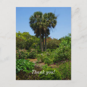 Boone Hall Garten Postkarte