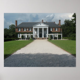 Boone Hall Plantage, Charleston Sc-Plakat Poster