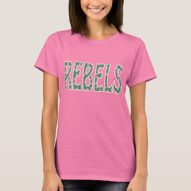 Boone Landkreis High School Rebels Florence Kentuc T-Shirt (Vorderseite)