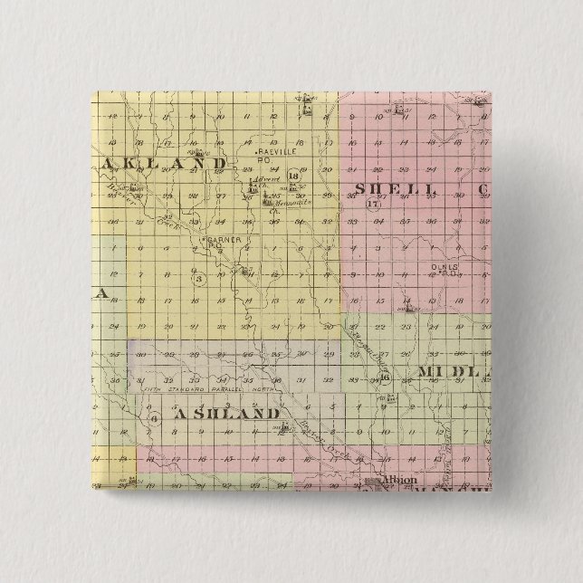 Boone Landkreis, Nebraska Button (Vorderseite)