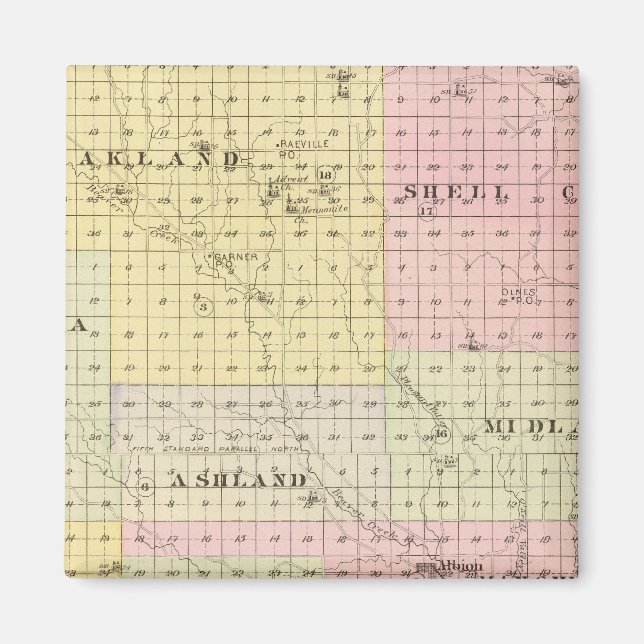 Boone Landkreis, Nebraska Magnet (Vorne)