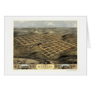 Boone (Montana), IA panoramische Karte - 1868